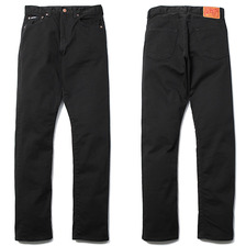 RADIALL TWILL 216Z STRETCH PANTS-TAPARED (BLACK)画像