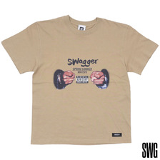 SWAGGER I'M RELOADED TEE SAND KHAKI画像
