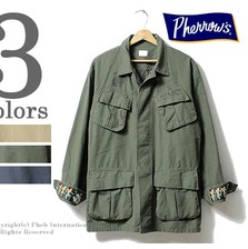 Pherrow's 17S-PFSJ1 USMCカスタム リップストップ トロピカルジャケット画像
