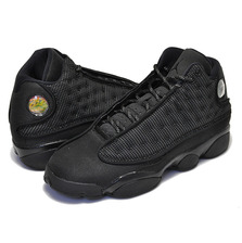 NIKE AIR JORDAN 13 RETRO BG "BLACK CAT" blk/anthraciteblk 884129-011画像