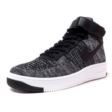 NIKE AIR FORCE I ULTRA FLYKNIT MID "LIMITED EDITION for NSW FLYKNIT" BLK/WHT 817420-004画像