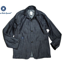 POST OVERALLS #2131 SB40 TENCEL DENIM JACKET/indigo画像