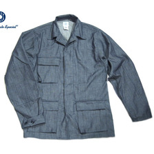 POST OVERALLS #1123 BDU-R CONE 7oz DENIM JACKET/indigo画像