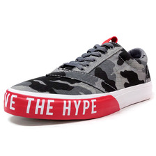 LOSERS UNEAKER "DON'T BELIEVE THE HYPE" "CUSTOM MADE" GRY/CAMO/RED 16UN06画像