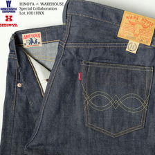 HINOYA &times; WAREHOUSE Lot.1001HXX Special Collaboration Jeans画像