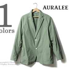 AURALEE WASHED FINX RIPSTOP JACKET A7SJ02FR-JKT画像