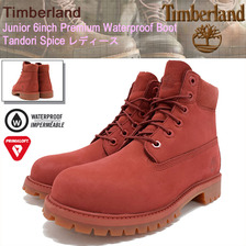Timberland Junior 6inch Premium Waterproof Boot Tandori Spice A1KPH画像