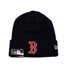 NEW ERA BOSTON RED SOX BASIC CUFF KNIT BEANIE NAVY FFNEBRS447画像