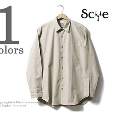 Scye 160/3シャトルシャンブレー オーバーサイズド シャツ 1117-31068画像