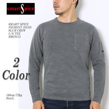 smart Spice PIGMENT DYEDSLUB CREW L/S TEE SMC0113画像