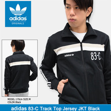 adidas Originals 83-C Track Top Jersey JKT Black BK7529画像