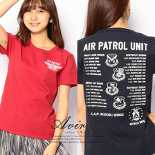 AVIREX S EMB TEE "CAP EAST" 6273106画像