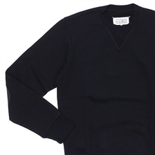 Ron Herman &times; Maison Martin Margiela CREW SWEAT SHIRT BLACK画像
