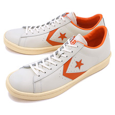 CONVERSE PRO-LEATHER OX WHITE/ORANGE 32649542画像
