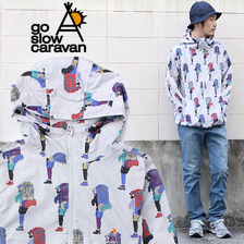 go slow caravan T/C ポプリン昇華転写プリントパーカージャケット&ldquo;クライマー&rdquo; 360802画像