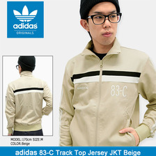 adidas Originals 83-C Track Top Jersey JKT Beige BK7523画像
