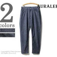 AURALEE 5PK SILK DENIM PANTS A7SP03SD画像