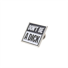 Supreme Don't Be A Dick Pin BLACK画像