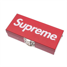 Supreme Small Metal Storage Box RED画像