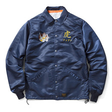 FUCT SSDD TIGER COACH JACKET (NAVY) 48003画像