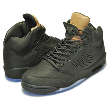 NIKE AIR JORDAN 5 RETRO PREM "TAKE FLIGHT" sequoia/sequoia-metallic gold-vachetta tan 881432-305画像