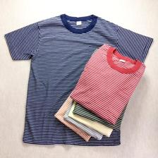 mayo SPRUCE 半袖 アスレティック ストライプ ボーダー Tシャツ画像