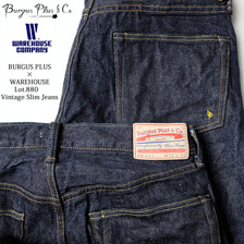 BURGUS PLUS &times; WAREHOUSE Lot.880 Vintage Slim Jeans 880-0105画像