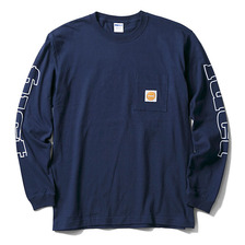 FUCT SSDD SLEEVE PRINT L/S TEE (NAVY) 48502画像