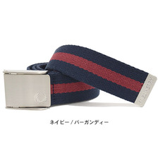 FRED PERRY 17S Striped Webbing Belt BT1403画像