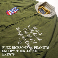 Buzz Rickson's &times; PEANUTS SNOOPY TOUR JACKET BR13779画像
