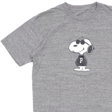THE PARK・ING GINZA x PEANUTS THE PARK TEE GRAY画像