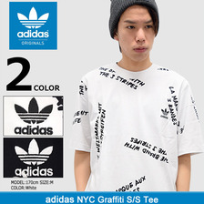 adidas Originals NYC Graffiti S/S Tee BJ9935/BJ9929画像