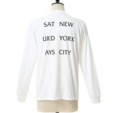 SATURDAYS SURF NYC Eastside Westside L/S T-Shirts M21729PT03画像