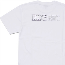 Ron Herman &times; Carhartt S/S PRINT TEE WHITExBLACK画像