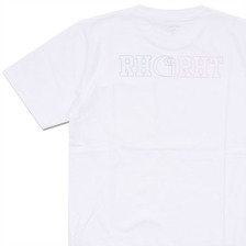 Ron Herman &times; Carhartt S/S PRINT TEE WHITExBLUE画像