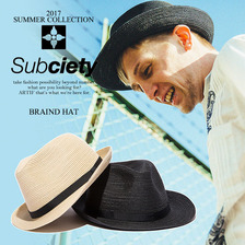 Subciety BRAID HAT 102-86057画像