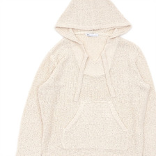 Ron Herman PULLOVER KNIT HOODIE O.WHITE画像