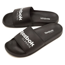 Reebok CLASSIC SLIDE BLACK/WHITE BS7414画像