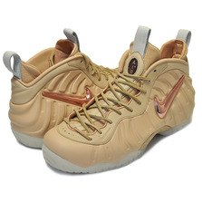 NIKE AIR FOAMPOSITE PRO PRM AS QS "5 DECADES OF BASKETBALL" vachetta tan/rose gold-sail 920377-200画像