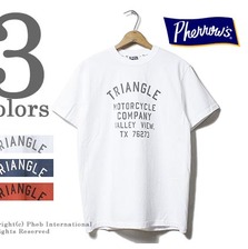 Pherrow's 17S-PT8 TRIANGLE プリントTシャツ画像