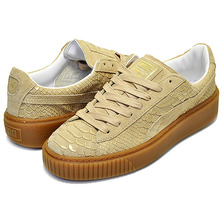 PUMA SUEDE PLATFORM EXOTIC SKIN WMNS na-gld 363377-02画像