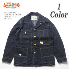 SUGAR CANE 11oz. BLUE DENIM WORK COAT SC13823画像