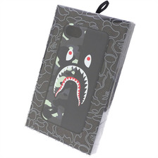 A BATHING APE CITY CAMO SHARK I PHONE 7 CASE BLACK 1D20-182-065画像