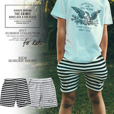 CRIMIE KIDS BORDER SHORT C1G3K-CS02画像