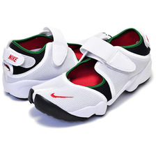 NIKE WMNS AIR RIFT WHITE/ATOM RED-BLACK-FOREST 896283-101画像