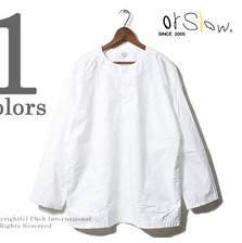 orslow タイプライター プルオーバーシャツ ホワイト 03-8044-69画像