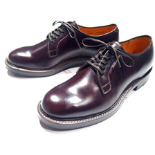 WHEELROBE #15066C CORDVAN PLANE TOE BLUCHER dawn burgundy画像