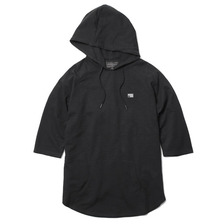 BLACK SCALE RAGLAN PULLOVER HOODIE (BLACK)画像