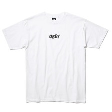 OBEY BASIC TEES "OBEY JUMBLED" (WHITE)画像