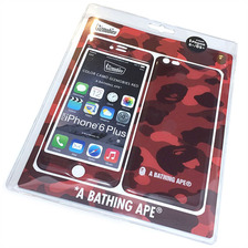 A BATHING APE COLOR CAMO GIZMOBIES FOR I PHONE6PLUS/6S PLUS CASE RED 1C20-182-116画像